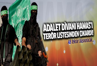 Hamas'ın AB terör örgütleri listesinde tutulması kararı iptal edildi