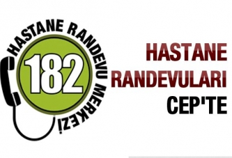 Hastane randevuları artık 'cep'te