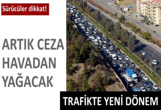 Havadan ceza yağdı