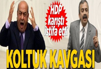 HDP'de koltuk kavgası istifa getirdi.