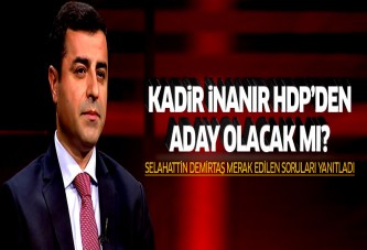 HDP'den Kadir İnanır'a teklif gitti mi? Demirtaş açıkladı