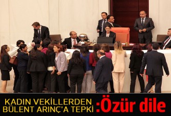 HDP'li kadın vekillerden Bülent Arınç'a tepki