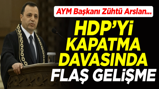 HDPnin kapatılması istemiyle açılan davada raportör görevlendirdi