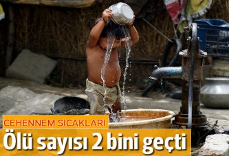 Hindistan'da sıcak hava 2200 can aldı