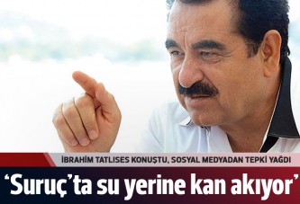 İbrahim Tatlıses'e tepki yağdı!