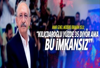 İbrahim Uslu: CHP yüzde 35 hedefi ile fantezi kuruyor