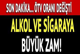 İçki ve sigarada ÖTV oranları arttırıldı