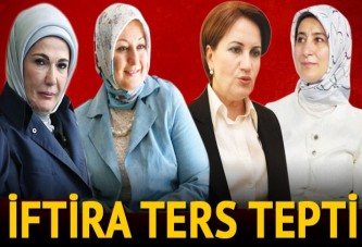 İftira ters tepti aradılar