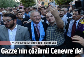 İhsanoğlu: Gazze'nin çözümü Cenevre'de var!