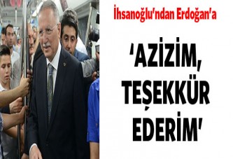 İhsanoğlu'ndan Erdoğan'a 'monşer' cevabı