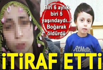 İki çocuğunu boğarak öldüren anne tutuklandı