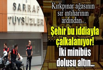 İki minibüs dolusu altınla sır oldular!