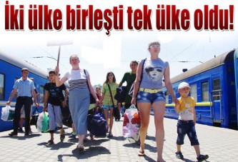 İki ülke birleşti! Tek ülke oldu