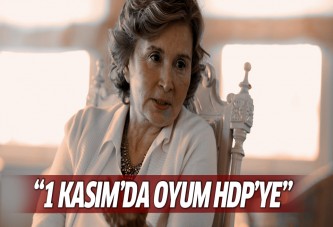 Ilıcak: 1 Kasım'da oyum HDP'ye