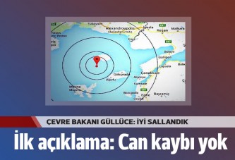 İlk açıklamalar: Can kaybı yok!