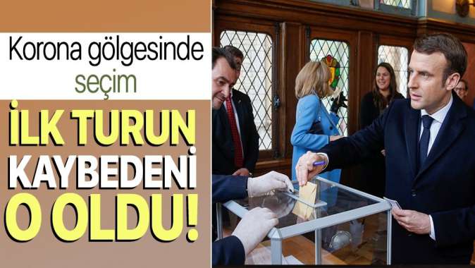 İlk turunun kaybedeni Cumhurbaşkanı Emanuel Macronun partisi oldu.