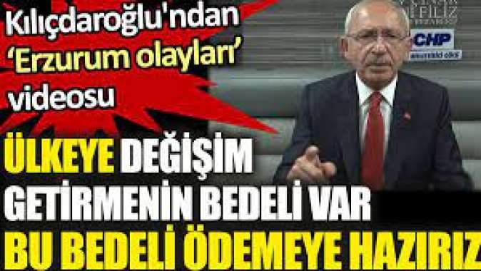 İmamoğluna taşlı saldırı: Kılıçdaroğlundan Erzurum olayları videosu