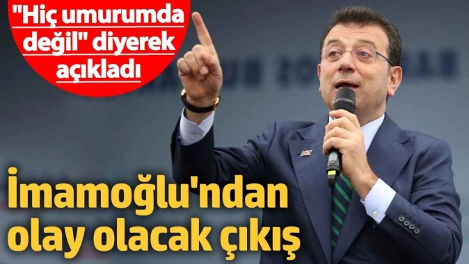 İmamoğlu'ndan olay olacak çıkış: Cürmü kadar yer yakar