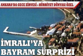 İmralı’ya bayram sürprizi