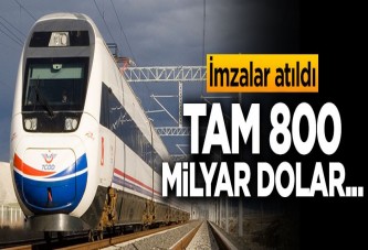 İmzalar atıldı! Tam 800 milyar dolar...