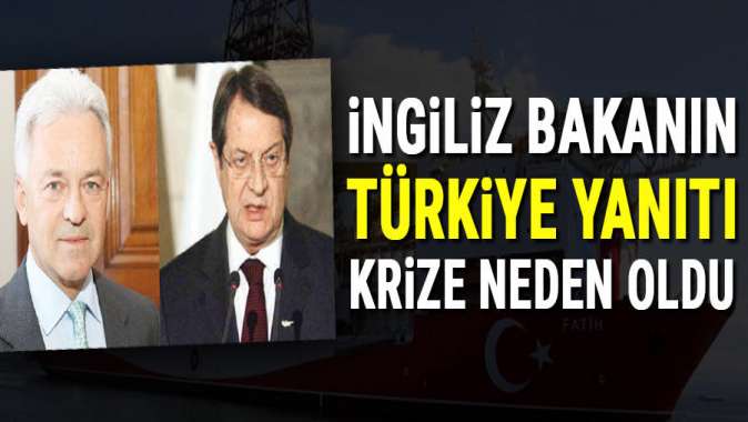 İngiliz bakan Rumları kızdırdı