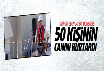 İntihar eden Japon mühendis 50 kişinin canını kurtardı