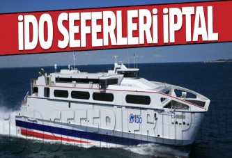 İptal olan İDO seferleri