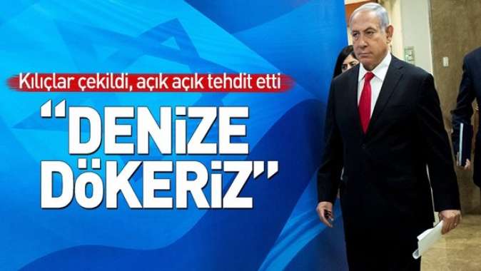 İran Devrim Muhafızlarından Netanyahuya tehdit: Denize dökeriz.