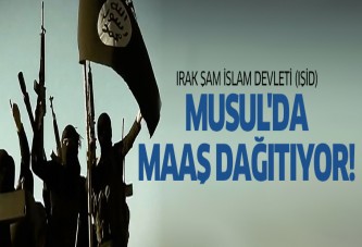 IŞİD Musul'da memurlara maaş dağıtmaya başladı