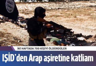 IŞİD'den aşiret katliamı: 700 ölü!