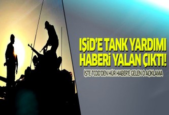 IŞİD'e tank yardımı iddiası da yalan çıktı!