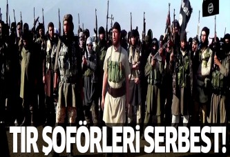 IŞİD'in rehin aldığı TIR şoförleri serbest bırakıldı!