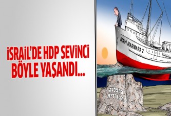 İsrail medyasından HDP karikatürü