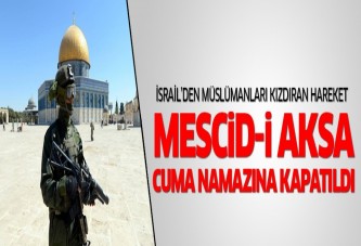 İsrail'den Mescid-i Aksa'ya giriş yasağı