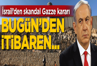 İsrail'den skandal Gazze hamlesi