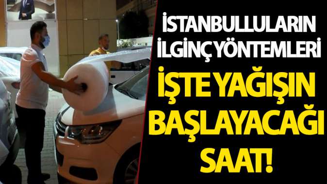 İstanbul için dolu yağışı alarmı! Kapalı otoparklarda yer kalmadı