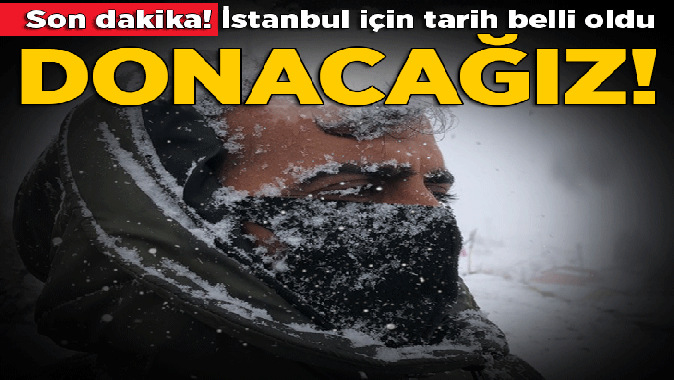 İstanbul için tarih verildi! 20 derece düşecek