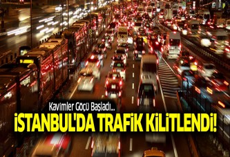 İstanbul trafiği durma noktasında