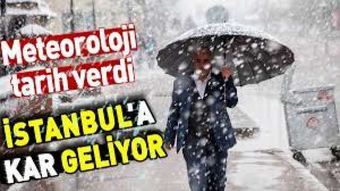 İstanbula kar geliyor. Meteoroloji tarih verdi