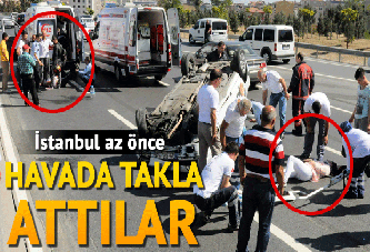 İstanbul'da beton bariyer faciayı önledi