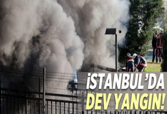 İstanbul'da dev yangın!