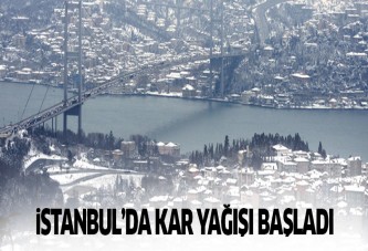 İstanbul'da kar yağışı