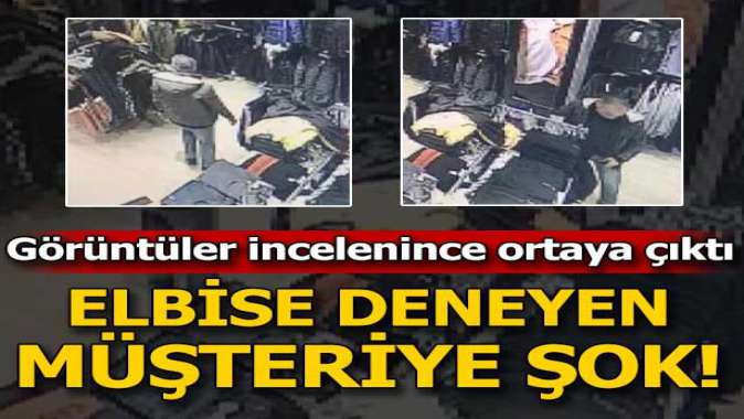 İstanbulda mağazada elbise deneyen müşteriye şok