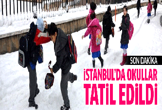 İstanbul'da okullar yarın da tatil edildi