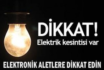 İstanbul'da perşembe günü elektrik kesintisi yapılacak