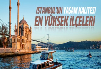 İstanbul'un yaşam kalitesi en yüksek ilçeleri