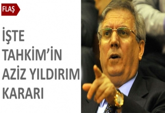 İşte Tahkim'in Aziz Yıldırım kararı