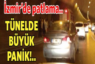 İzmir'de Bayraklı Tüneli'nde patlama