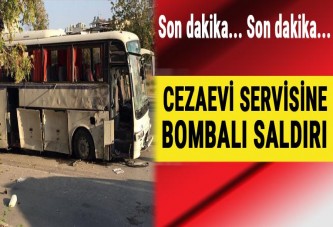 İzmir'de cezaevi servisinin geçişi sırasında patlama