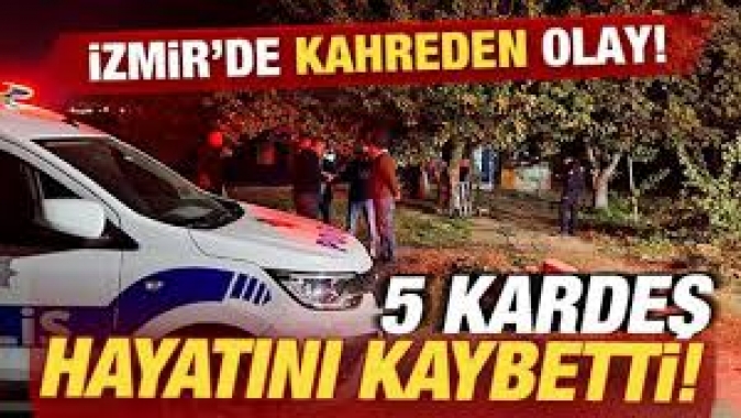 İzmirde soba faciası! 5 kardeş hayatını kaybetti!